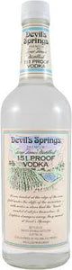 Devil's Springs Vodka 151 Proof